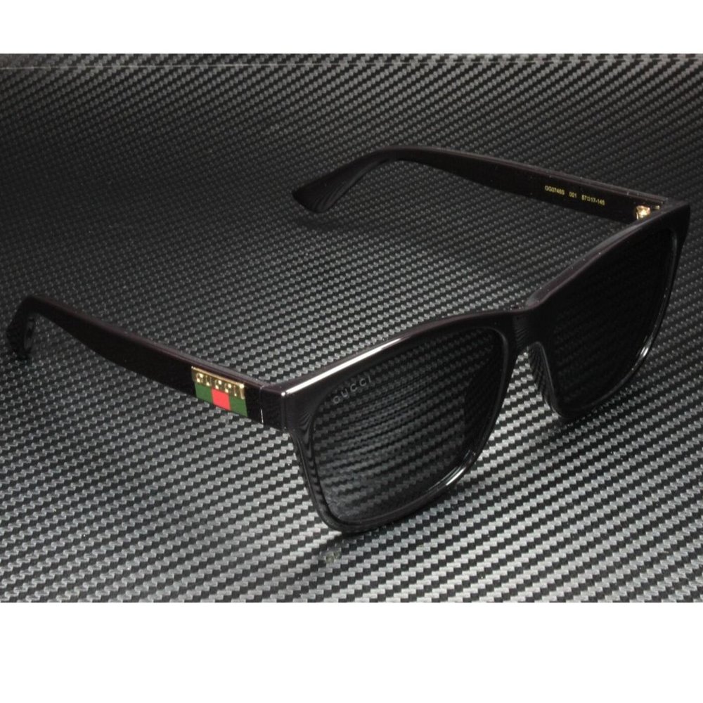 Gucci Men's Black Sunglasses! New - Picture 3 of 5